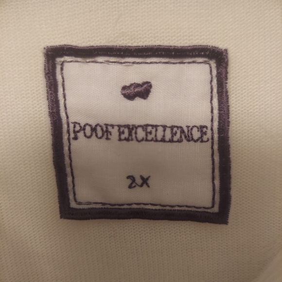 Poof Excellence Long Sleeve off white ruffle cardigan size 2x - Picture 9 of 9